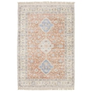 Moretti Opal Area Rug 45305 Orange Diamonds Petals 10' x 13' Rectangle