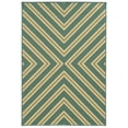 thumbnail image 1 of Moretti Origin Indoor/Outdoor Area Rug 4589A Outdoor Blue Lines Chevron 2' 3" x 7' 6" Rectangle, 1 of 1