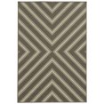 thumbnail image 1 of Moretti Origin Indoor/Outdoor Area Rug 4589D Outdoor Grey Triangles Chevron 5' 3" x 7' 6" Rectangle, 1 of 1