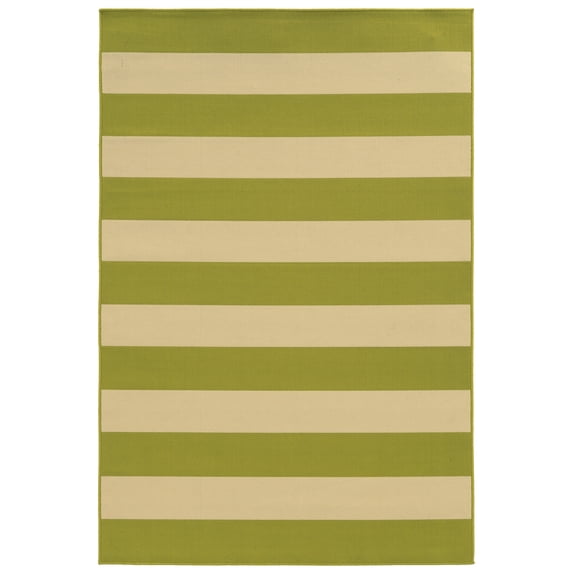 Moretti Origin Indoor/Outdoor Area Rug 4768E Outdoor Green 5' 3" x 7' 6" Rectangle