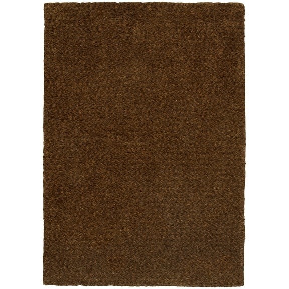 Moretti Outback Area Rug 73404 Brown Monochrome Single-Color 3' x 5' Rectangle