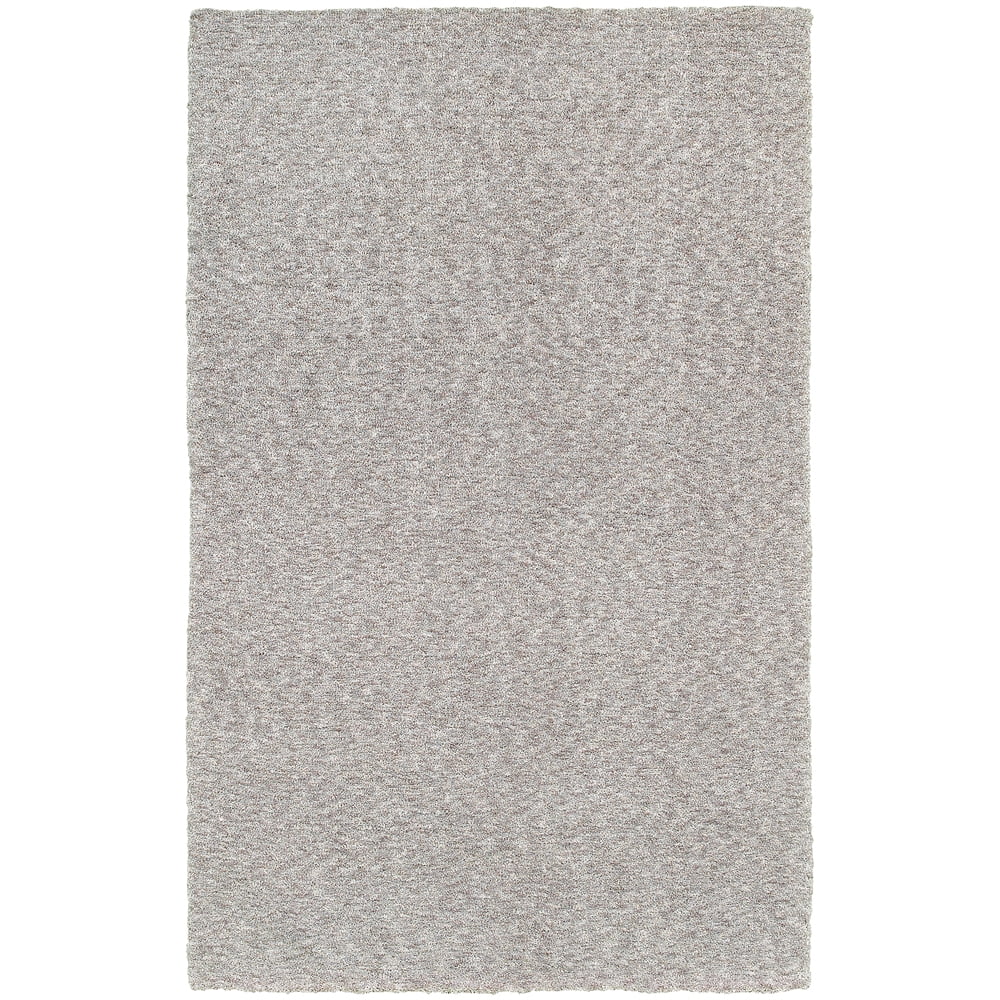 Gray Handmade Tufted Rectangular Area Rug 6'6" x 9'6"