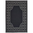thumbnail image 1 of Moretti Parker Area Rug 1247K Black Dotted Ogee 7' 10" x 10' 10" Rectangle, 1 of 1