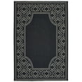 thumbnail image 1 of Moretti Parker Area Rug 1247K Black Dotted Ogee 8' 6" x 13' 0" Rectangle, 1 of 1