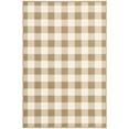 thumbnail image 1 of Moretti Parker Area Rug 2598I Outdoor Tan Crosshatch Plaid 3' 7" x  5' 6" Rectangle, 1 of 1