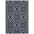 thumbnail image 1 of Moretti Parker Area Rug 3804B Navy Dotted Circles 7' 10" x  7' 10" Round, 1 of 1