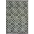 thumbnail image 1 of Moretti Parker Area Rug 3969L Grey Rings Petals 6' 7" x  9' 6" Rectangle, 1 of 1