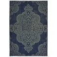 thumbnail image 1 of Moretti Parker Area Rug 5929B Navy Curves Medallion 5' 3" x  7' 6" Rectangle, 1 of 1