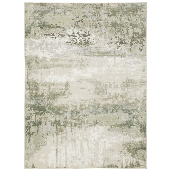 Moretti Quark Area Rug 2061W Beige Shaded Worn 9' 10" x 12' 10" Rectangle