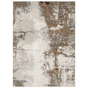 Moretti Quark Area Rug 4150Z Beige Worn Cracked 3' 3" x 5' Rectangle