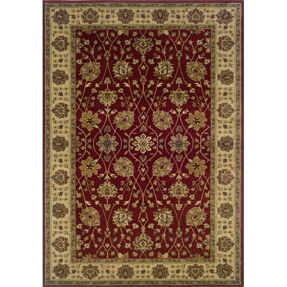 Moretti Redfield Area Rug 733R Flower Vines 3' 2" x 5' 5" Rectangle