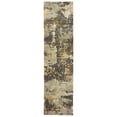 thumbnail image 1 of Moretti Remark Area Rug 8025B Contemporary Grey Faded Shaded 2' 6" x 12' Rectangle, 1 of 1