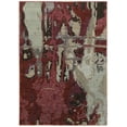 thumbnail image 1 of Moretti Remark Area Rug 8028B Red Faded Dripping 5' 3" x  7' 3" Rectangle, 1 of 1