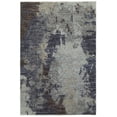 thumbnail image 1 of Moretti Remark Area Rug 8049B Navy Shaded Lined 1' 10" x  3' 2" Rectangle, 1 of 1