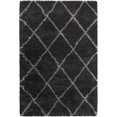 thumbnail image 1 of Moretti Reserve Shag Area Rug 090K1 Charcoal Diamonds Diagonal 7' 10" x 10' 10" Rectangle, 1 of 1
