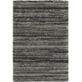 thumbnail image 1 of Moretti Reserve Shag Area Rug 5993E Grey Banded Rows 6' 7" x  9' 6" Rectangle, 1 of 1