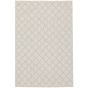 Moretti Sonato Area Rug 5098W Outdoor Ivory Diagonals Angled 1' 10" x 7' 3" Rectangle