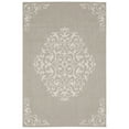 thumbnail image 1 of Moretti Sonato Area Rug 6649W Outdoor Grey Medallions Flat 6' 7" x 9' 2" Rectangle, 1 of 1