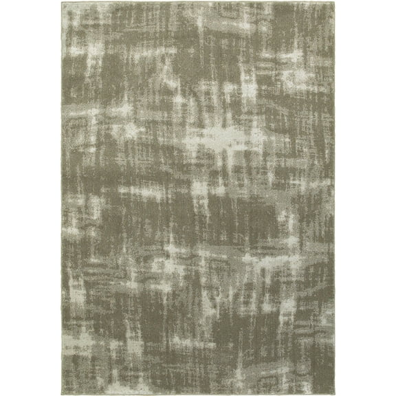 Moretti Soul Area Rug 565H4 Grey Scratches Lines 6' 7" x  9' 6" Rectangle