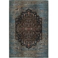 thumbnail image 1 of Moretti Talon Area Rug 4440L Blue Medallion Leaves 3' 10" x  5' 5" Rectangle, 1 of 1