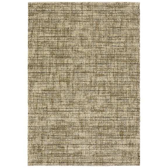 Moretti Teeneck Area Rug 1449M Beige Scratched Lines 6' 7" x 9' 6" Rectangle