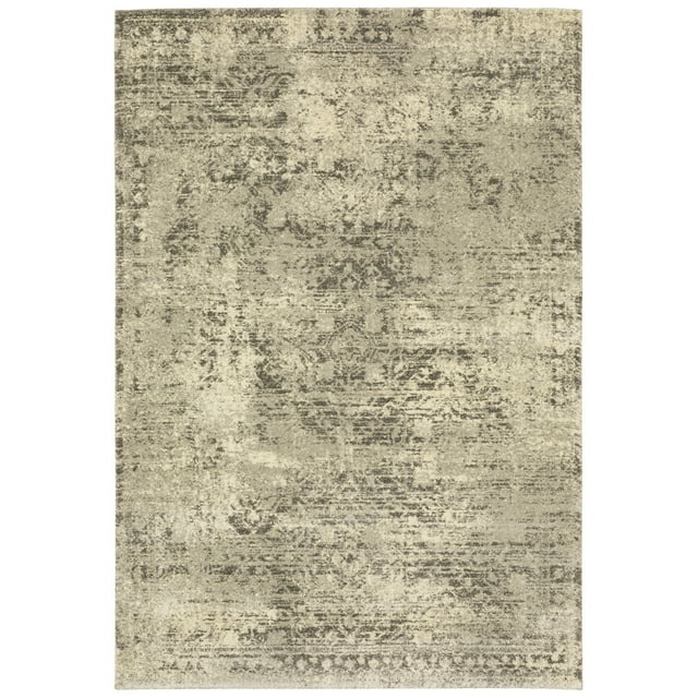 Moretti Teeneck Area Rug 1806Q Beige Vintage Faded 5' 3" x  7' 6" Rectangle