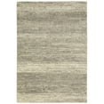 thumbnail image 1 of Moretti Teeneck Area Rug 5572E Grey Rows Banded 3' 10" x  5' 5" Rectangle, 1 of 1