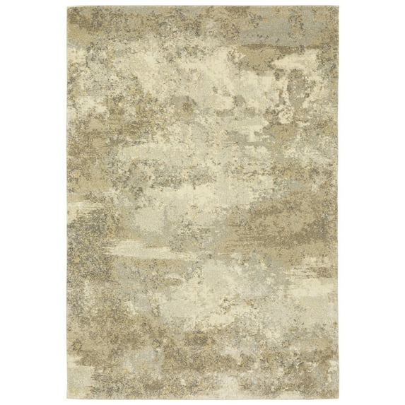 Moretti Teeneck Area Rug 8322J Gold Faded Shaded 5' 3" x 7' 6" Rectangle