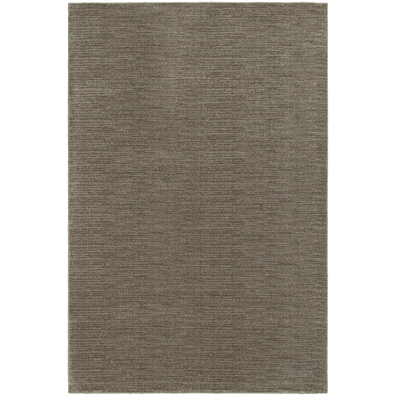 Moretti Vert Area Rug 526H3 Grey Waves Stripes 9' 10" x 12' 10" Rectangle