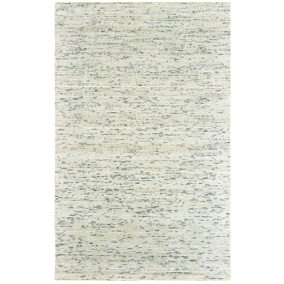 Moretti Virve Area Rug 45902 Ivory Banded Rows 10' x 13' Rectangle