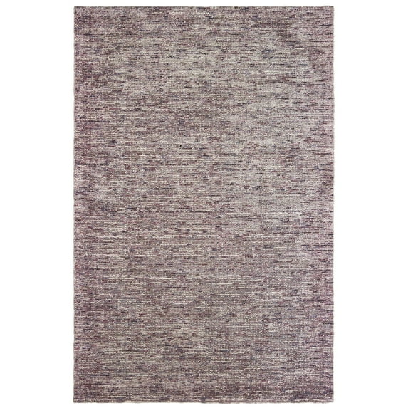 Moretti Virve Area Rug 45903 Purple Banded Bars 6' x 9' Rectangle