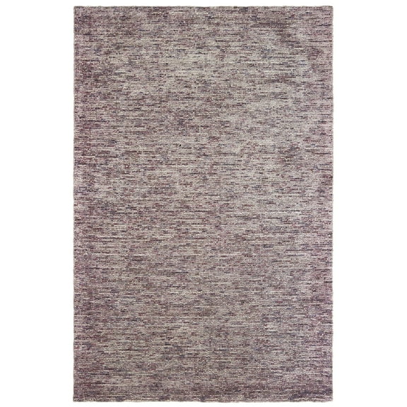 Moretti Virve Area Rug 45903 Purple Banded Bars 8' x 10' Rectangle