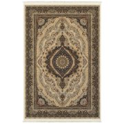 Moretti Wembley Area Rug 111W2 Ivory Bordered Eye 7' 10" x 10' 10" Rectangle