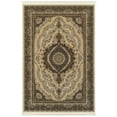 thumbnail image 1 of Moretti Wembley Area Rug 111W2 Ivory Bordered Eye 9' 10" x 12' 10" Rectangle, 1 of 1