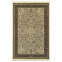 Moretti Wembley Area Rug 1335I Ivory Bordered Repeat 9' 10" x 12' 10" Rectangle