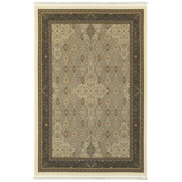 Moretti Wembley Area Rug 1335I Ivory Bordered Repeat 9' 10" x 12' 10" Rectangle