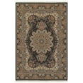 thumbnail image 1 of Moretti Wembley Area Rug 5501K Black Wheel Rings 7' 10" x 10' 10" Rectangle, 1 of 1