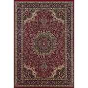 Moretti Wesley Area Rug 116R3 Red Medallion Border 1 11 x 3 3 Rectangle
