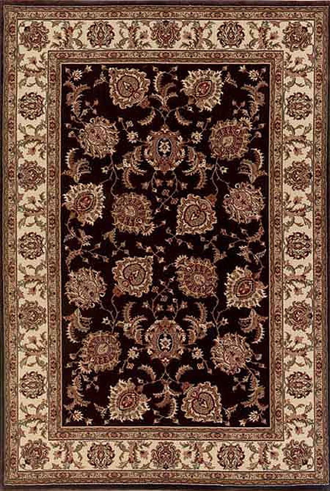 Moretti Wesley Area Rug 117D3 Brown Persian Vines 8' x 8' Square ...