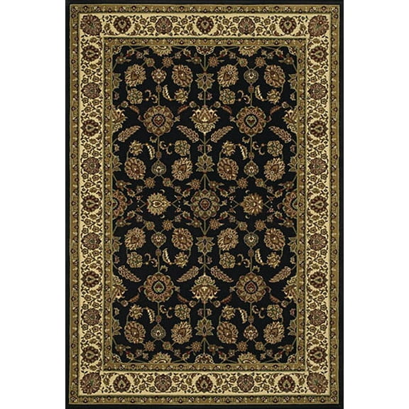 Moretti Wesley Area Rug 271D3 Brown Persian Vines 6' x 6' Round