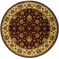 thumbnail image 1 of Moretti Wesley Area Rug 623V3 Traditional Red Bordered Flowers 6' x 6' Round, 1 of 1
