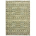 thumbnail image 1 of Moretti Westside Area Rug 1807H Ivory Diamonds Banded 1' 10" x  3' Rectangle, 1 of 1