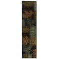 thumbnail image 1 of Moretti Wetlands Area Rug 4878B Casual Blue Squares Damask 1' 10" x 7' 6" Rectangle, 1 of 1