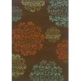 thumbnail image 1 of Moretti Wordhaven Area Rug 2635N Brown Floral Petals 6' 7" x 9' 6" Rectangle, 1 of 1