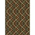 thumbnail image 1 of Moretti Wordhaven Area Rug 896N6 Brown Lines Zig Zag 6' 7" x 9' 6" Rectangle, 1 of 1