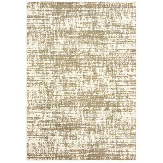 Moretti Wynn Area Rug 1803J Ivory Faded Shaded 7' 10" x 10' 10" Rectangle