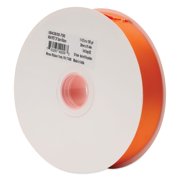 Morex Recycled Double Faced Satin Ribbon - Torrid Orange, 1-1/2" x 100 yd
