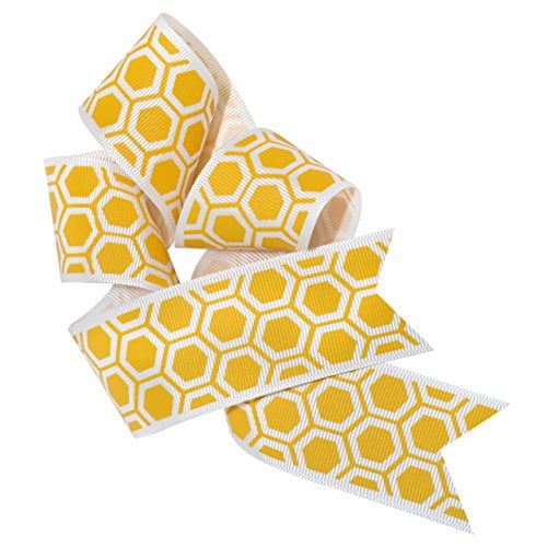 Morex Ribbon Comb Ribbon, 1 1/2" x 25 yd, Honey Gold (7554.38/25-634)