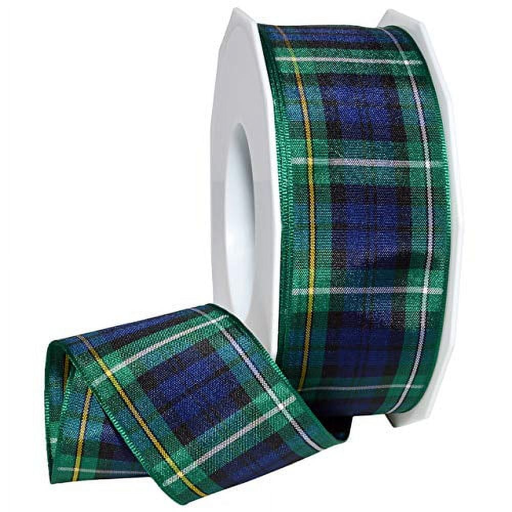 Edinburgh Tartan,(5 , 27 yds) Royal Stewart, Scottish Plaid Ribbon