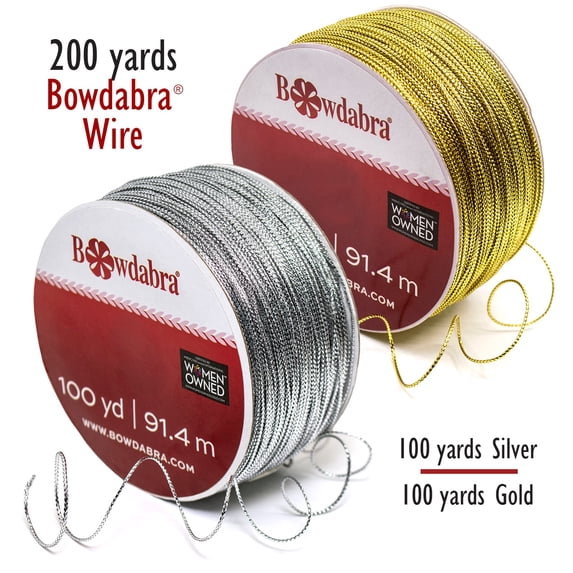 Morex x Bowdabra Combo, 600 feet, 300 feet Gold Wire and 300 feet Silver Wire